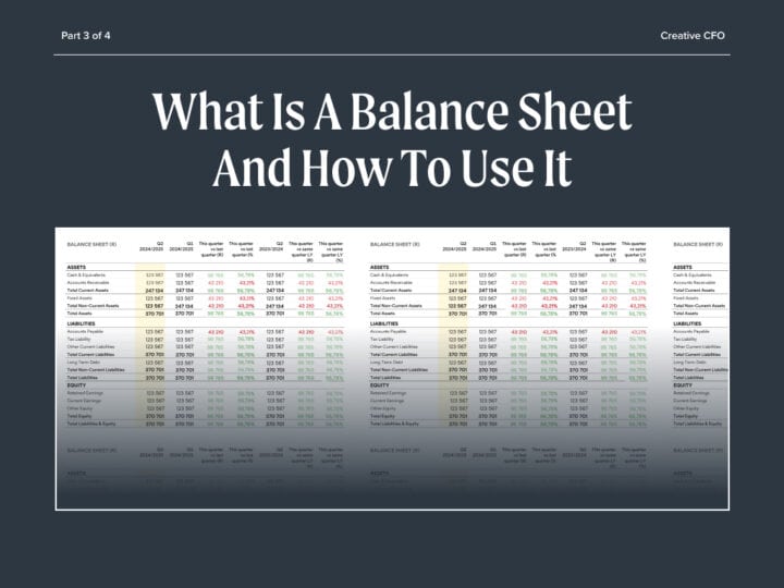 What is a Balance Sheet and How To Use It - Creative CFO